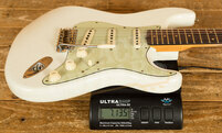 Fender Custom Shop 59 Strat | Journeyman Relic Aged Olympic White