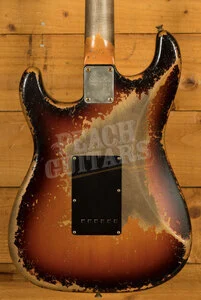 Fender Custom Shop Masterbuilt Dale Wilson 60 HSS Strat - Heavy Relic Chocolate 3-Tone Sunburst