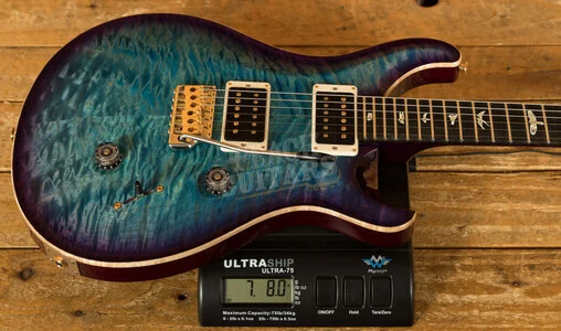 PRS Custom 24 Flame Maple Neck 10 Top Pattern Thin Ebony Custom Colour
