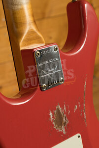 Fender Custom Shop LTD '63 Strat Heavy Relic Aged Fiesta Red