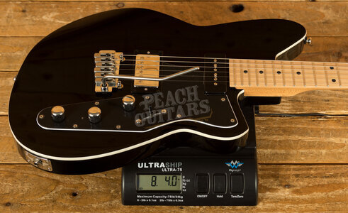 Reverend Bolt-On Series | Double Agent W - Midnight Black - Maple