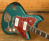 Novo Custom Series Serus J | Ocean Turquoise over '64 3-Tone Burst