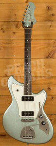 Novo Nucleus Serus J | Ice Blue Metallic - Parchment Pickguard