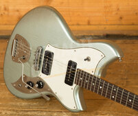 Novo Nucleus Serus J | Ice Blue Metallic - Parchment Pickguard