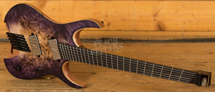*Mayones Hydra Elite VF - Ebony - Dirty Purple Blue Burst