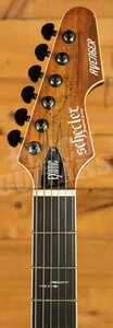 Schecter Avenger Exotic Spalted Maple | Satin Natural Vintage Burst