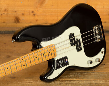 Fender American Professional II Precision Bass Left-Hand Black Maple