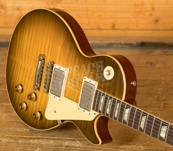 Gibson Custom '59 Les Paul Standard - Handpicked Top - Golden Poppy Burst VOS NH