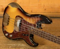 Fender Custom Shop Limited 63 Precision Bass - Heavy Relic Faded Aged 3-Tone Sunburst