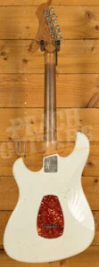 Novo Nucleus Idris HSS | Olympic White - Tortoise Shell Pickguard