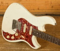 Novo Nucleus Idris HSS | Olympic White - Tortoise Shell Pickguard