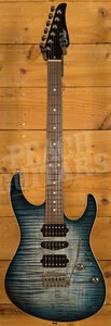 Suhr Modern Plus Faded Trans Whale Blue Burst Pau Ferro
