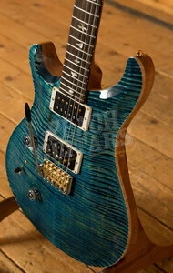 PRS Wood Library Custom 24 River Blue Ziricote FB Left Handed