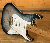 Suhr Standard Plus Faded Trans Whale Blue Burst Maple