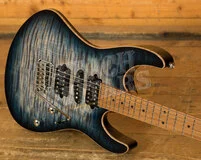 Suhr Modern Plus Faded Trans Whale Blue Burst Maple
