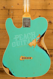 Fender Custom Shop LTD '60 Tele Custom Heavy Relic Aged Seafoam Green over 3TSB