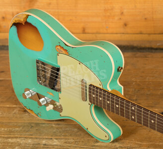Fender Custom Shop LTD '60 Tele Custom Heavy Relic Aged Seafoam Green over 3TSB