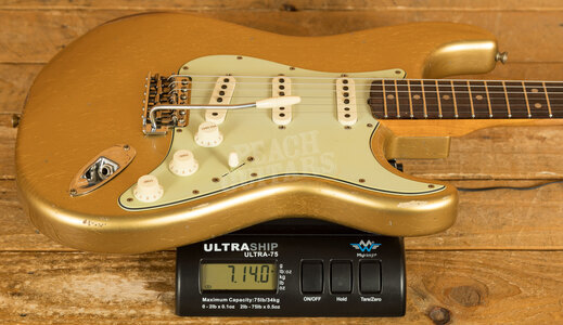 Fender Custom Shop LTD '63 Strat Relic Aged Aztec Gold