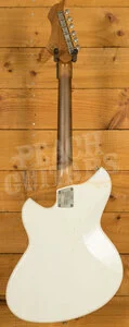 Novo Nucleus Serus J | Olympic White - Tortoise Shell Pickguard