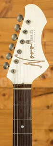 Novo Nucleus Serus J | Olympic White - Tortoise Shell Pickguard
