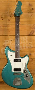 Novo Nucleus Serus J | Ocean Turquoise - Parchment Pickguard