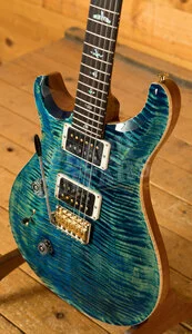 PRS Wood Library Custom 24 | River Blue - Left-Handed