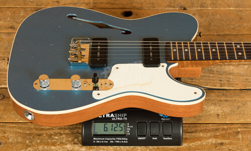 Fender Custom Shop LTD P90 Tele Thinline Journeyman Aged Lake Placid Blue