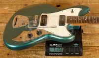 Novo Nucleus Serus J | Ocean Turquoise - Parchment Pickguard