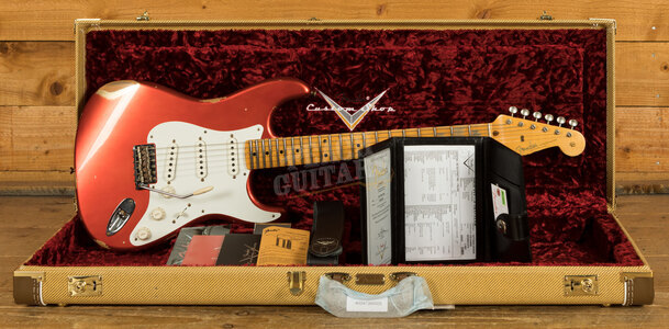 Fender Custom Shop '58 Strat Relic Faded Aged Candy Apple Red