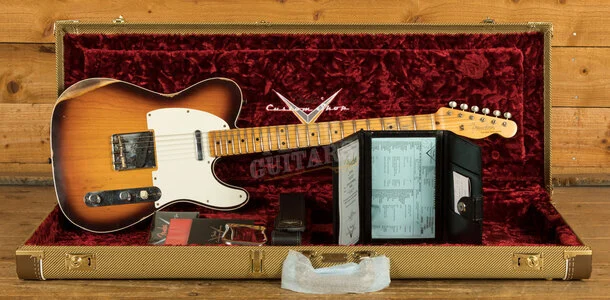 Fender Custom Shop 59 Tele Custom - Relic Wide-Fade Chocolate 3-Tone Sunburst