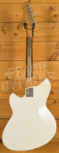 Novo Nucleus Serus J | Olympic White - Tortoise Shell Pickguard