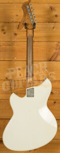 Novo Nucleus Serus J | Olympic White - Tortoise Shell Pickguard