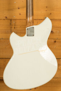 Novo Nucleus Serus J | Olympic White - Tortoise Shell Pickguard