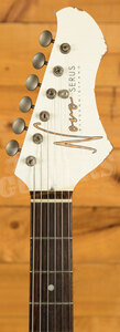 Novo Nucleus Serus J | Olympic White - Tortoise Shell Pickguard