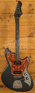 Novo Nucleus Serus J | Charcoal Frost - Tortoise Shell Pickguard