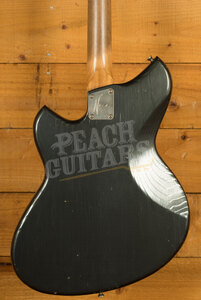 Novo Nucleus Serus J | Charcoal Frost - Tortoise Shell Pickguard