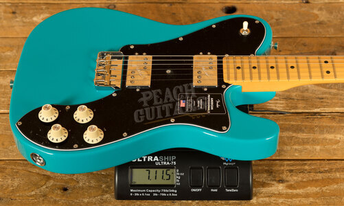 Fender American Professional II Telecaster Deluxe | Maple - Miami Blue