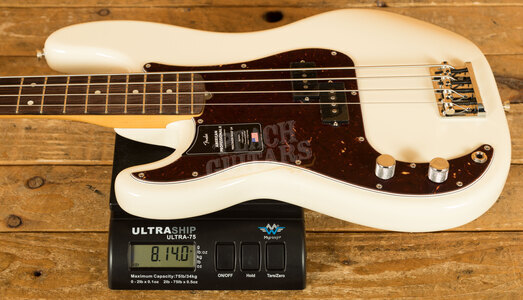 Fender American Professional II Precision Bass Left-Hand Olympic White Rosewood