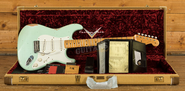 Fender Custom Shop '58 Strat Relic Super Faded Aged Surf Green