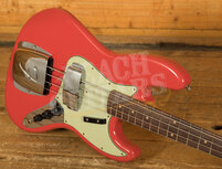 Fender Custom Shop 63 Jazz Bass | Journeyman Relic Aged Fiesta Red