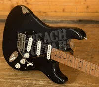 Xotic California Classic XSC-1 | Black Over 3-Tone Sunburst - Medium Ageing