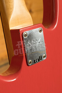 Fender Custom Shop 63 Jazz Bass | Journeyman Relic Aged Fiesta Red