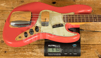 Fender Custom Shop 63 Jazz Bass | Journeyman Relic Aged Fiesta Red