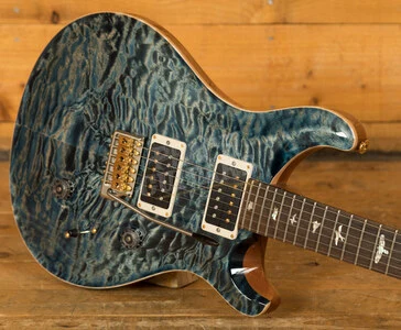 PRS Wood Library Custom 24 Whale Blue Roasted Maple/Ziricote