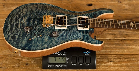 PRS Wood Library Custom 24 Whale Blue Roasted Maple/Ziricote