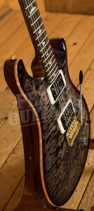 PRS Wood Library Custom 24 Charcoal Purpleburst Roasted Maple/Ziricote