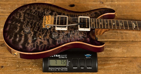 PRS Wood Library Custom 24 Charcoal Purpleburst Roasted Maple/Ziricote