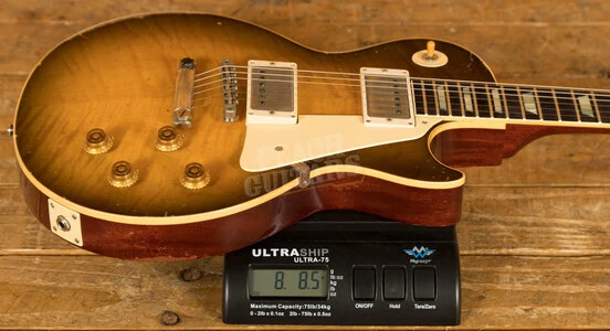 Gibson Custom Murphy Lab HP Top 59 Les Paul Golden Poppy Burst Heavy Aged Murphy Painted