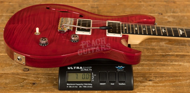 PRS CE24 Semi Hollow Scarlett Red