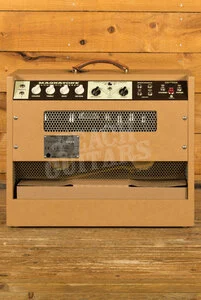 Magnatone Panoramic Stereo Electric Guitar Amplifier Combo - 12W Stereo - 2x10" - Camel w/Oxblood